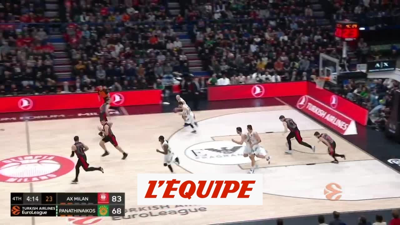 Milan fait chuter le Panathinaïkos - Basket - Euroligue (H)