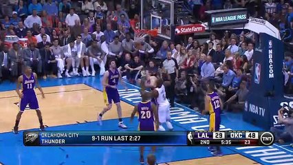Oklahoma City Thunder 131-102 Los Angeles Lakers