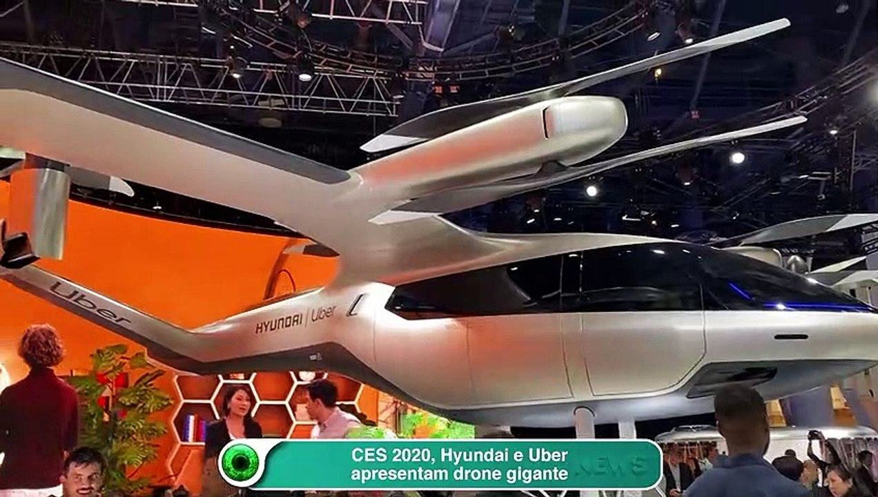 CES 2020, Hyundai e Uber apresentam drone gigante
