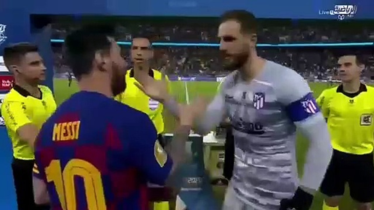 ملخص مباراه برشلونه واتلتيكو مدريد 2 - 3 هدف ميسي-ريمونتادا مجنونه لاتلتيكو -جنون فهد العتيبي