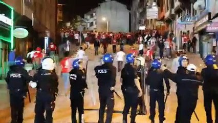 Boluspor - Gazişehir Gaziantep maçı sonrası olaylar çıktı