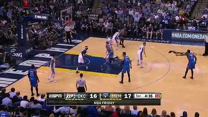 Oklahoma City Thunder 92-100 Memphis Grizzlies