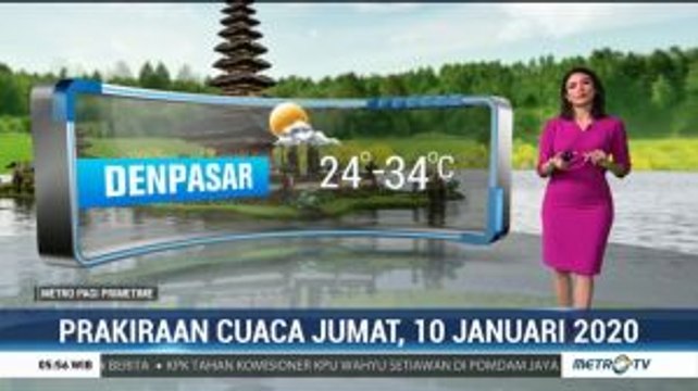 Prakiraan Cuaca, Jumat 10 Januari 2020