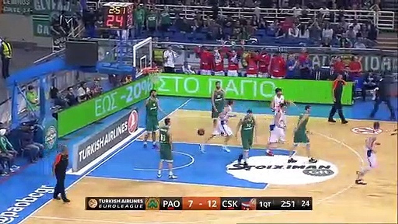 Panathinaikos 86 - 85	2