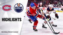 NHL Highlights | Oilers @ Canadiens 1/9/20