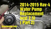 2014-2015 Rav-4 water pump replacement part 2