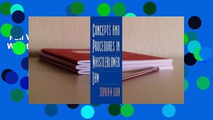 Full Version  Concepts And Procedures In Whistleblower Law  Review