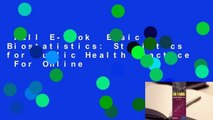 Full E-book  Basic Biostatistics: Statistics for Public Health Practice  For Online