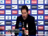 Simeone zirvenin tadını çıkarıyor!