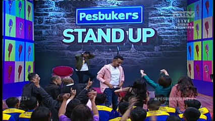 Giliran Zaskia Ghotik Di Cengin Sama Cemen di Stand Up Comedynya Pesbukers
