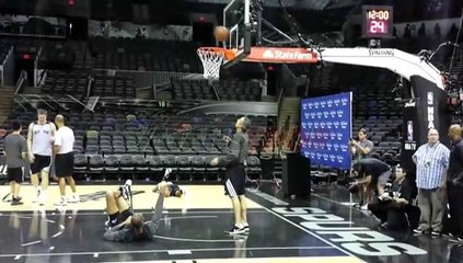 Spurs antrenmanında "Tim Duncan" şov!