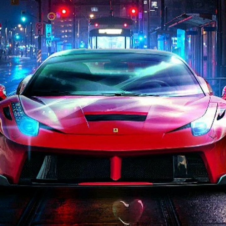 Rich Luxury Cars Neon   New Year 2020 Cars