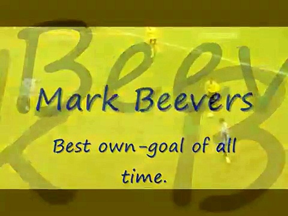Kendi kalesine efsane goller! Mark Beevers
