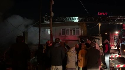 Kartal'da gecekondu yangını