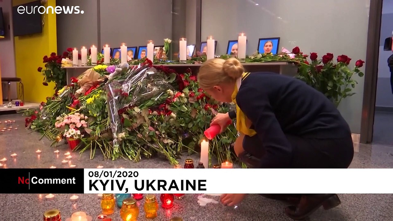 Kiew: Trauer am Flughafen