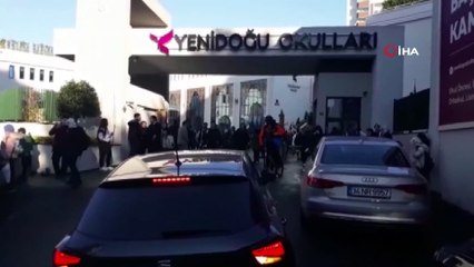 Başakşehir'de özel bir okulun alt katındaki dükkanda yangın çıktı