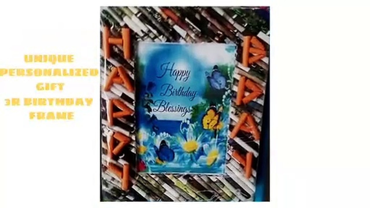 3R Personalized Birthday Frame