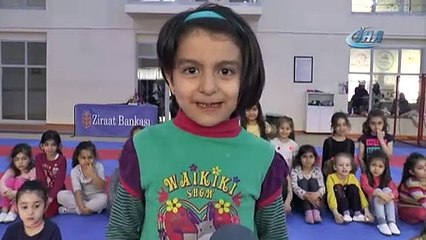 Jimnastik çocukların gelişimini sağlıyor