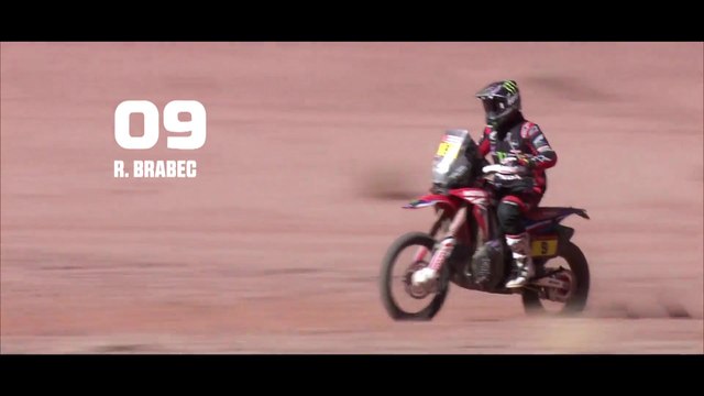 Monster Energy Honda Team lead the Dakar. Honda riders’ podium lock-out