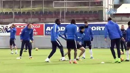 Trabzonspor, Akhisarspor maçının hazırlıklarını sürdürdü