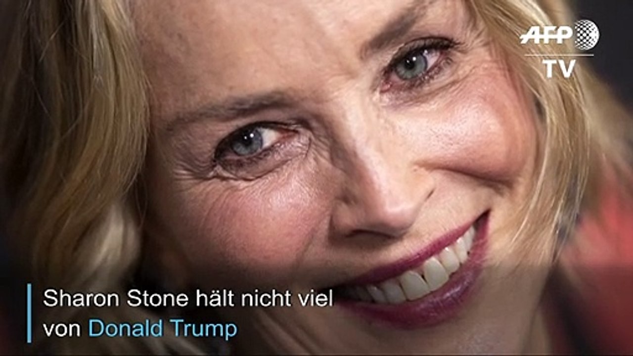 Sharon Stone hält Donald Trump für einen 'Möchtegern'
