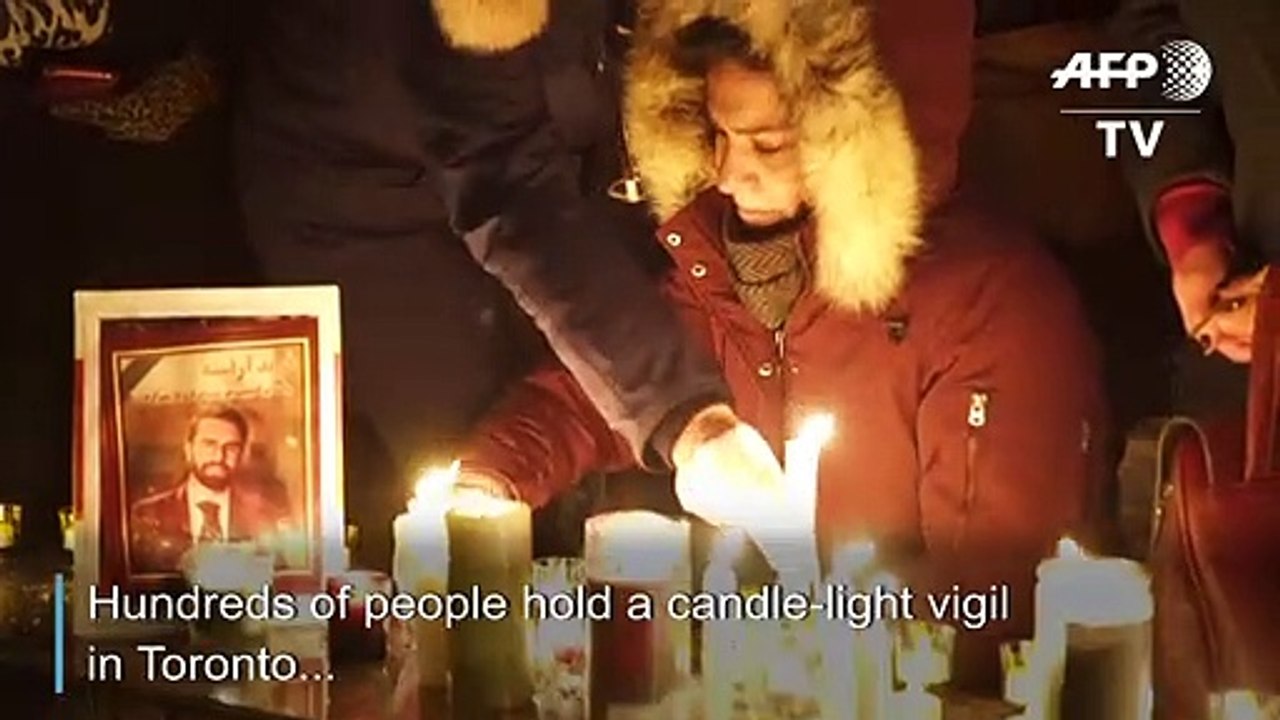 Toronto holds vigil for victims of plane crash in Iran