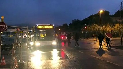 Marseille : mouvement social au dépôt RTM de La Rose, le trafic des bus au ralenti