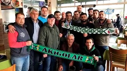 Akhisar ve Bursaspor taraftar dostluk mesajı