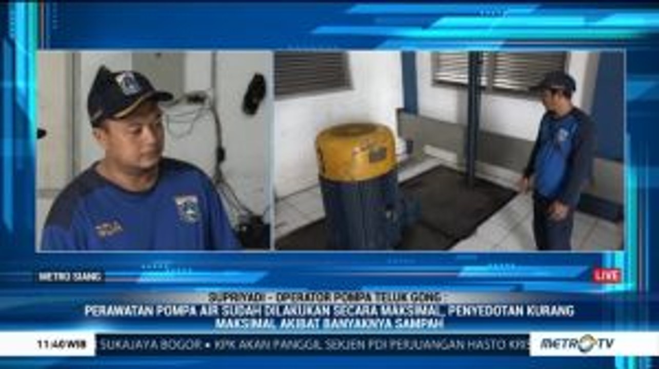 Peran Penting Pompa Air saat Banjir Jakarta