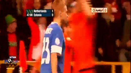 Hollanda ikinci yarıda açıldı! Hollanda 3-0 Estonya