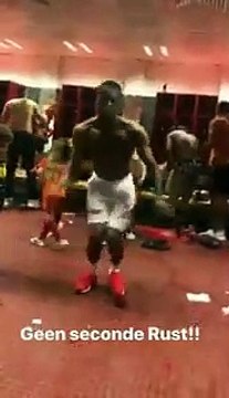 Garry Rodrigues’den soyunma odasında galibiyet dansı