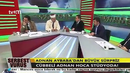 Cübbeli Adnan Aybaba... Canlı yayına bakın nasıl geldi!