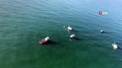 Kayıp 3 kişiyi arama çalışmaları havadan görüntülendi