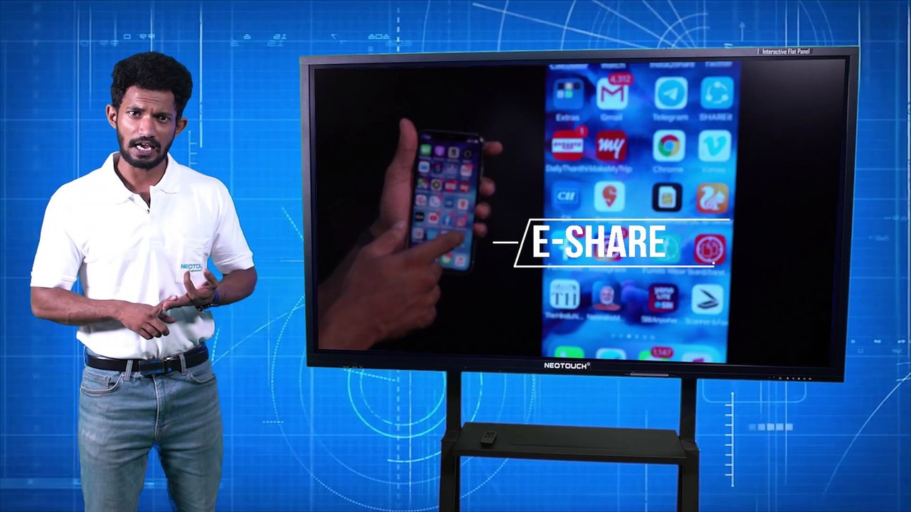 Neotouch Interactive flat panel Demo Video