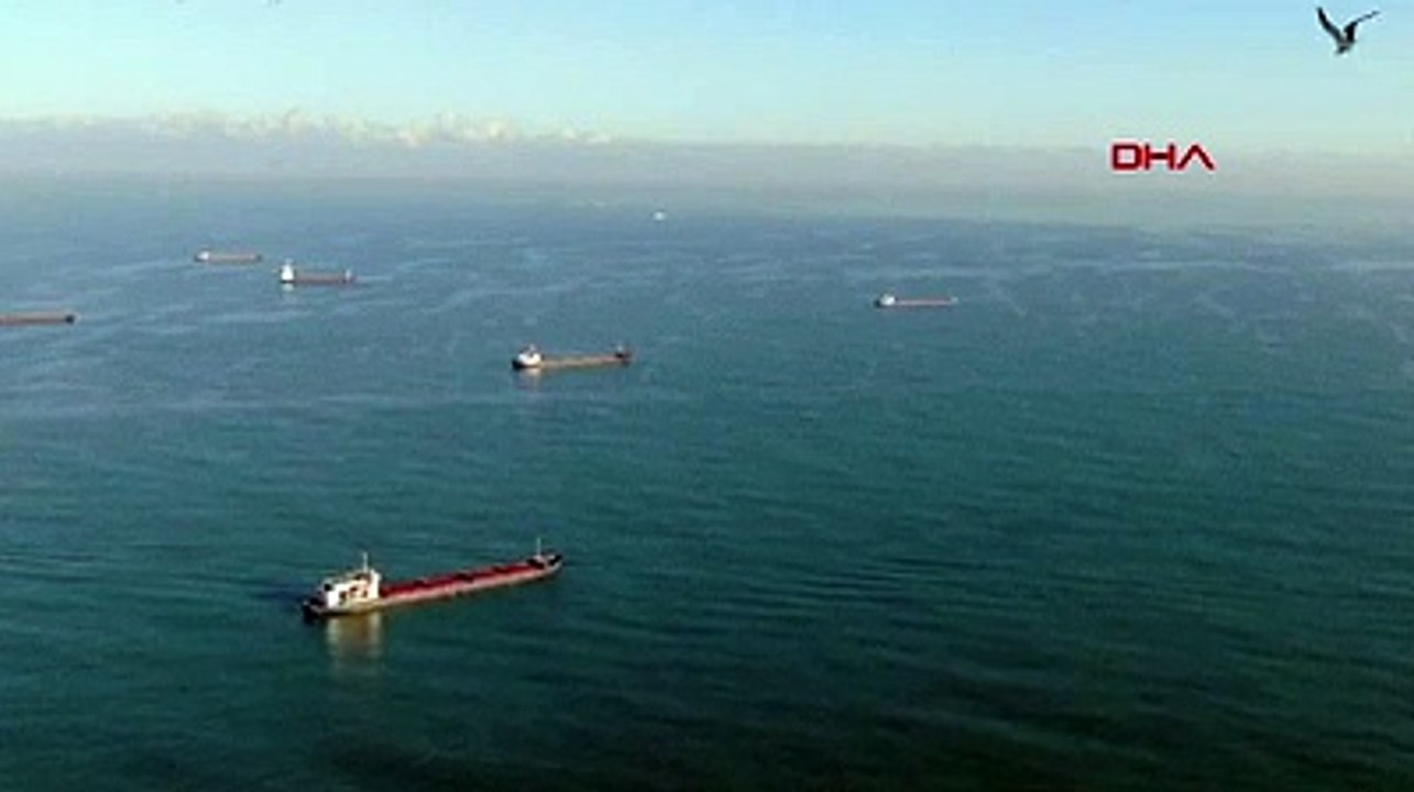 Kilyos açıklarının drone ile çekilen havadan görüntüleri