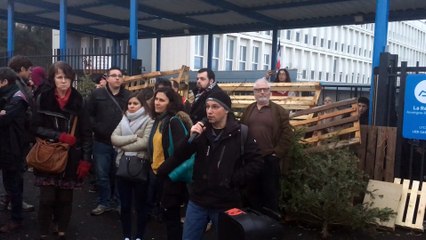 Réforme des retraites : à Montélimar, le lycée des Catalins bloqué