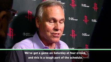 Rockets need to get through tough period - D'Antoni