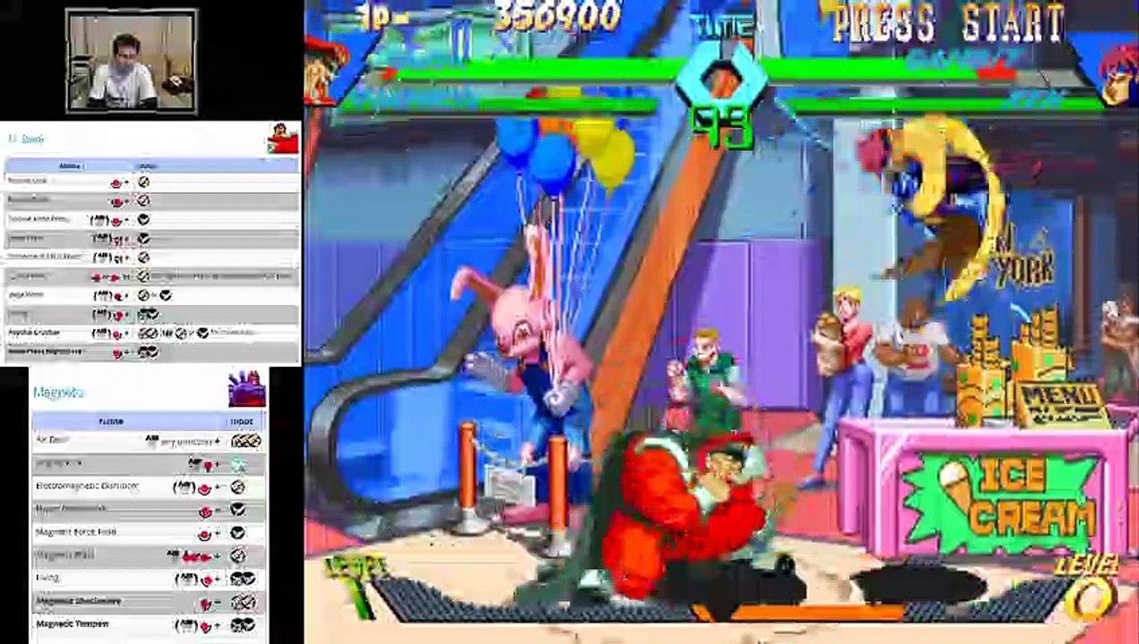 (MAME) Xmen vs Street Fighter - 09 - M.Bison & Magneto