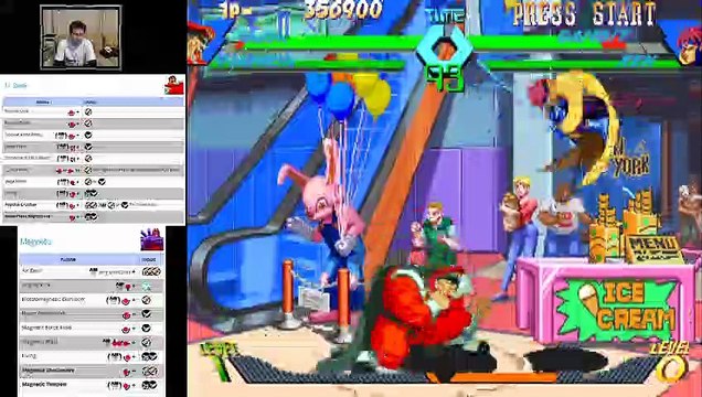 (MAME) Xmen vs Street Fighter - 09 - M.Bison & Magneto