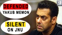 Why Is Salman Khan Who Defended Yakub Memon Silent On JNU Violence?
