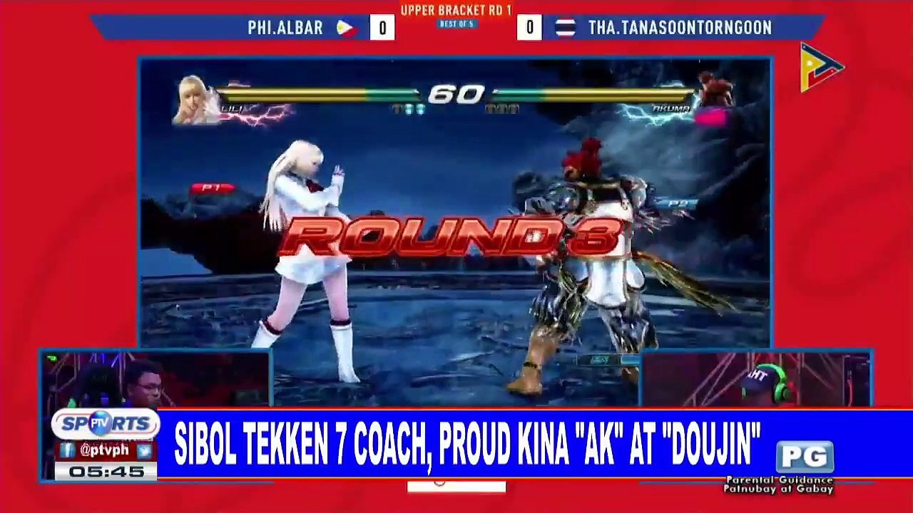 Sibol Tekken 7 coach, proud kina AK at Doujin
