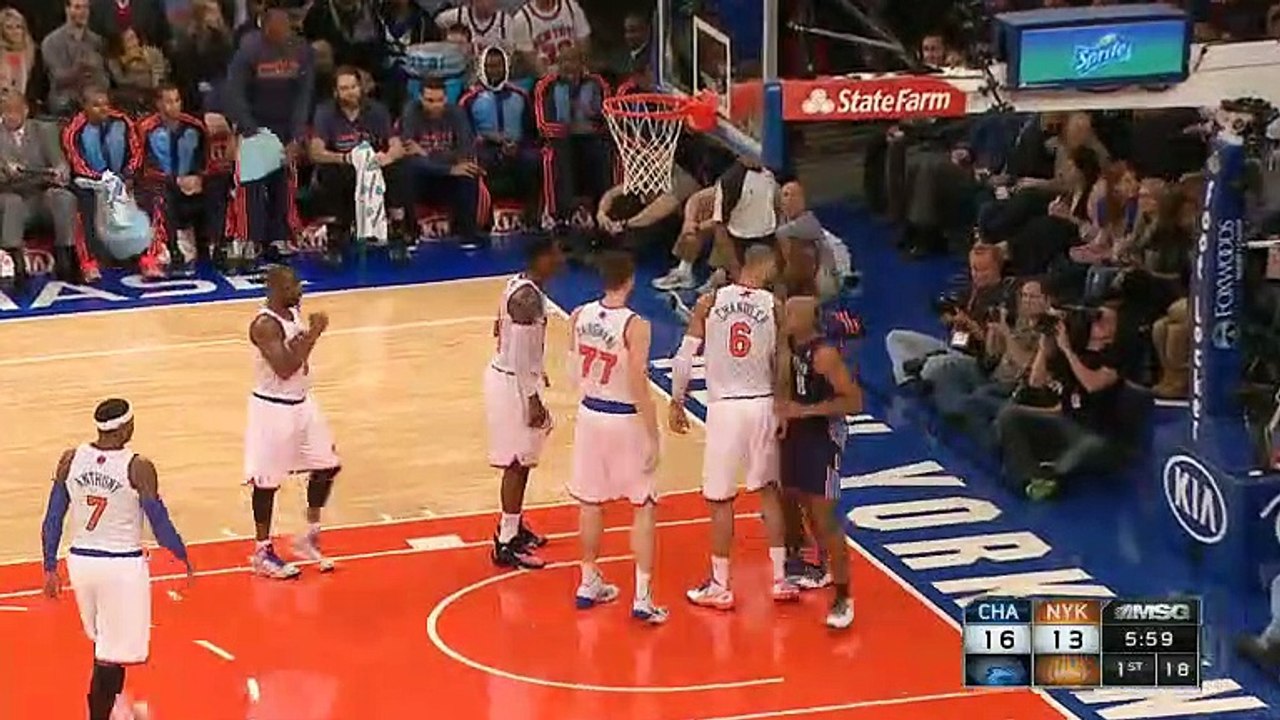 Charlotte Bobcats 102-97 New York Knicks