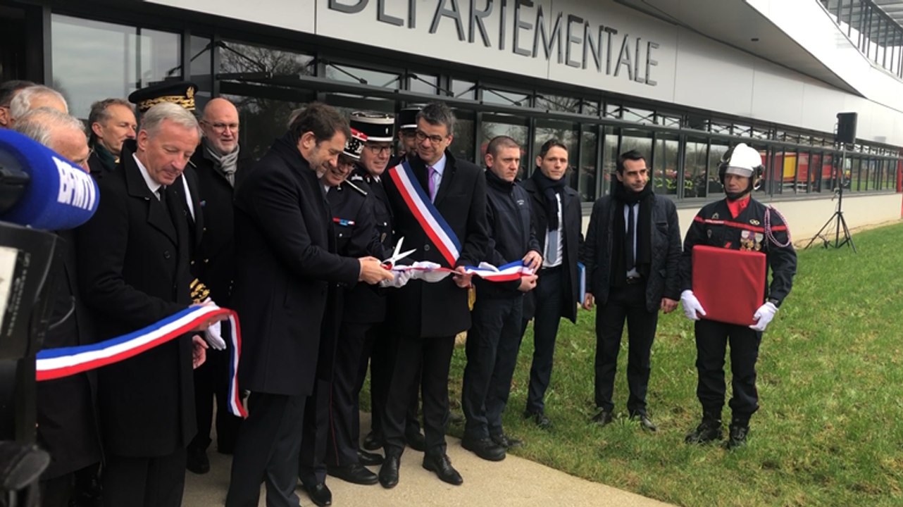 Inauguration du Sdis 53 par le ministre de l’Intérieur, Christophe Castaner