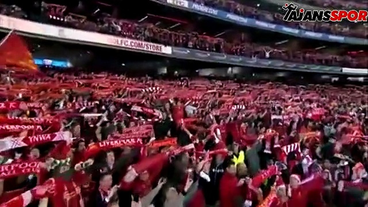 Liverpool taraftarı hazırlık maçında şov yaptı! 95 bin taraftar...