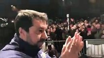 Salvini- Che accoglienza a Scandiano (Reggio Emilia)! (09.01.20)