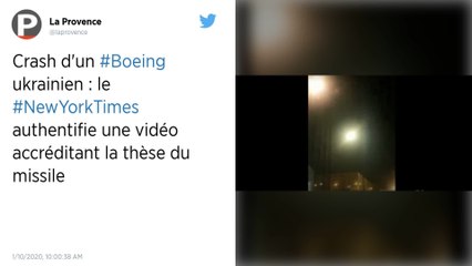 Crash du Boeing ukrainien. Le New York Times diffuse une vidéo qui montrerait un impact de missile
