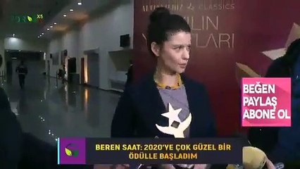 Beren Saat ödülünü İstanbul Üniversitesi öğrencilerine adadı
