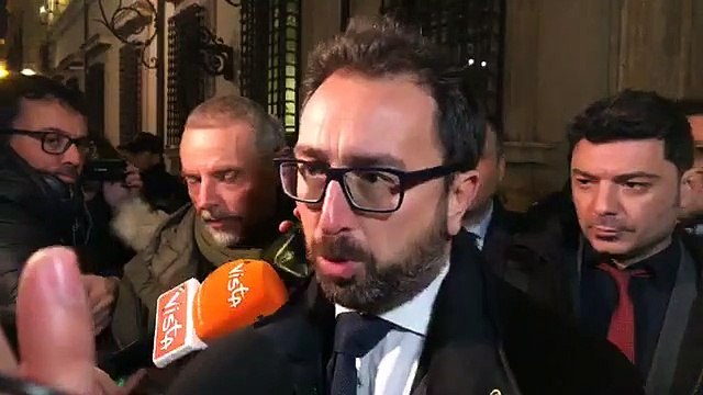 Bonafede - Dichiarazioni alla stampa in diretta da Palazzo Chigi (09.1-01.20)
