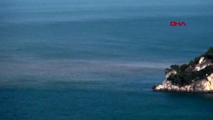 Bartın'da, karadeniz'in rengi değişti