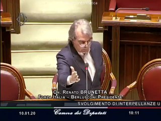 Brunetta replica al Governo (10.01.20)